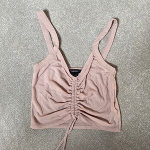 Forever 21 tank top S/ tan/beige